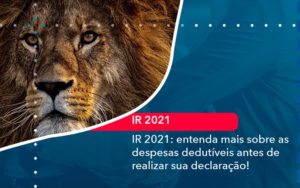 Ir 2021 Entenda Mais Sobre As Despesas Dedutiveis Antes De Realizar Sua Declaracao 1 - SINALLA